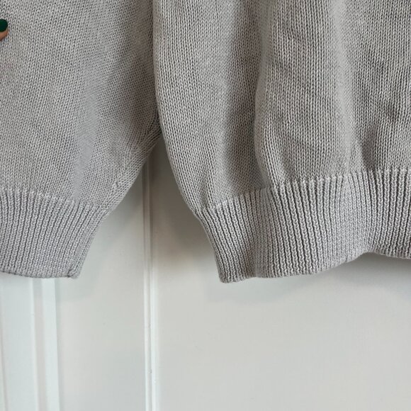 NWT Balenciaga License Crewneck Pullover Sweater Gray Embroidered Logo Sz Small - Picture 11 of 13